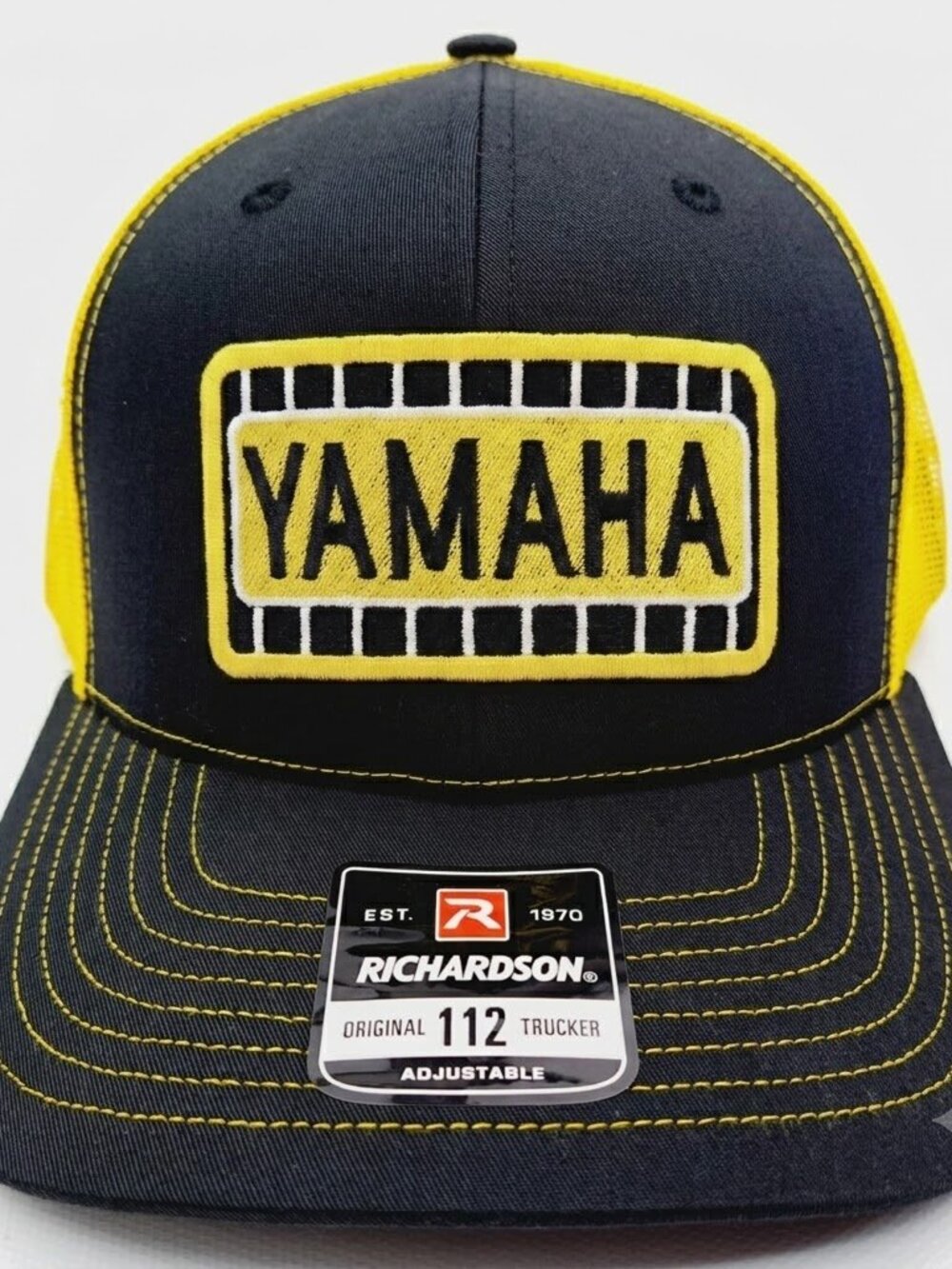 Retro Yamaha Racing Embroidered Patch Hat Richardson 112 Snapback Cap New 80s